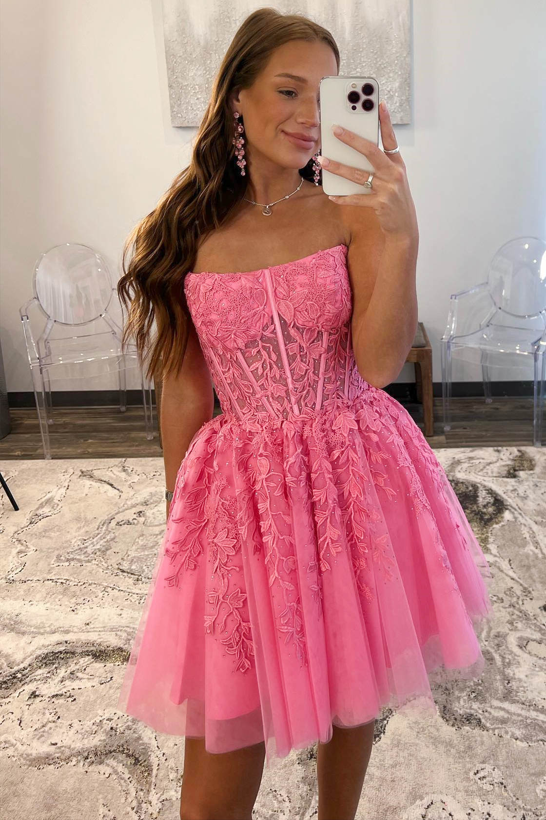 hot pink dresses